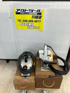 18go【中古品】makita/マキタ 2スピードカンナ1804K 胴ブチミゾキリ3802 2台セット【川越店】