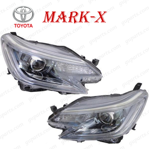 マークX 130 系 中期 後期 HID LED ヘッドライト ヘッドランプ 左 右 GRX130 GRX133 GRX135 トヨタ 日本光軸