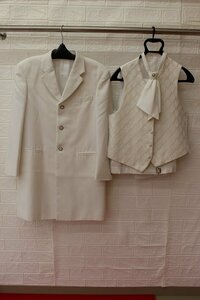  first come, first served! postage payment on delivery *4000 jpy uniformity sale * used * tuxedo *Q-925-8*AM* white group 