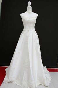 * special sale * postage payment on delivery *4000 jpy uniformity #P-706-14# used * wedding dress * eggshell white * size display none / flexible with function 