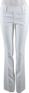 新品　LESOUK　ルスーク　センタープレス　ホワイト　パンツ　S