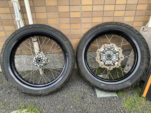 XR250 MD30 MotardWheels　シャフト　+StandOtherset　前後set Honda CRF KLX CRM 