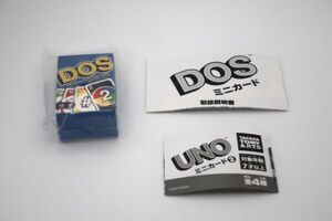 【新品未開封】タカラトミーアーツ UNOミニカード2 DOS ミニチュア ドール用小物に