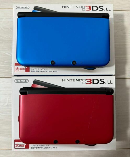 Nintendo 3DS LL 本体 2台セット ニンテンドー3DSLL 任天堂 初期化済み