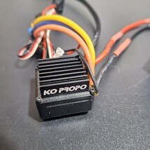 KO PROPO 、ブラシレスアンプ、ブラシレスモーター　10.5Tセット、ブラシレスコンボ ESC ラジコン_画像2