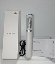 ATUMTEK 自撮り棒 三脚 スマートフォン用 充電式 Bluetoothワイヤレスリモコン付 アルミニウム合金製 頑丈コンパク Android&iPhoneホワイト_画像1