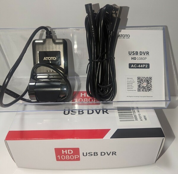 ATOTO AC-44P2 1080P USB DVRオンダッシュカメラ-カメラ側で録画-ATOTO A6 & S8 シリーズと互換性があります。