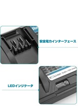 Powilling マキタDC10WD充電器 マキタ10.8Ｖバッテリー用互換充電器 _画像4