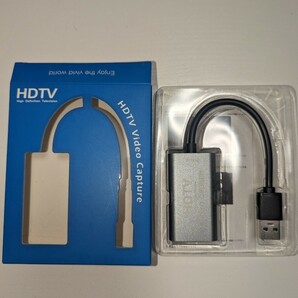 USB3.0 & HDMI 変換アダプタ HD画質録画 HD1080P/4Kパススルー機能 HDMI ビデオキャプチャー ゲーム録画/HDMIビデオ録画/ライブ配信用