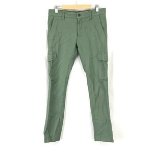 日本製★エディフィス/EDIFICE★スキニーカーゴパンツ【42/メンズS/股下73cm/カーキ/オリーブ】Pants/Trouser◆pBH678