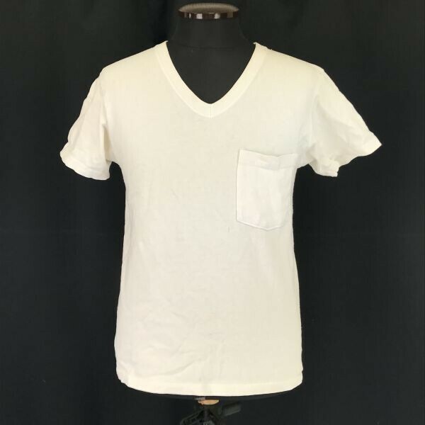 Made in USA★GOODWEAR★半袖ポケットTシャツ【Mens size -S/白/white】日本正規代理店タグ/Tops/Shirts◆BH251