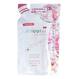 【CU】samourai　woman　サムライウーマン ボディシャンプー　400ml　リフィル詰め替えボディソープsamourai-w-bodyshampoo入浴バスタイム