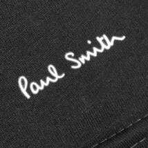【CU】【単品1枚】Paul Smith ポールスミス 半袖 Tシャツ M1A 389F A3PCK 2A ブラック【サイズM】ロゴプリント クルーメンズ【新品正規品】_画像2