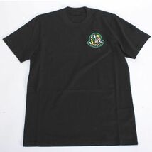 【CU】サイズXL　MONCLER モンクレール Tシャツ ブラック 8c00017 8390t 998 ロゴプリント ロゴワッペントップス 半袖 ソー メンズ【新品_画像5