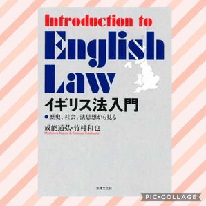 法律文化社 イギリス法入門 歴史 社会 法思想から見る Introduction to English Law 法哲学 法社会学