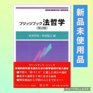 信山社 ブリッジブック 法哲学 第2版 長谷川晃 シリーズ 角田猛之 大学 法学部 テキスト 専門 基礎 正義 近代法 政策 権利