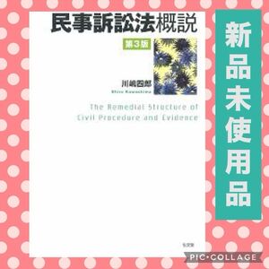 弘文堂 民事訴訟法概説 第3版 川嶋四郎 大学 法学部 教科書 テキスト 新品 司法試験 予備試験 学生 裁判 法律 民法 社会