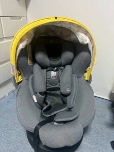 e-ru Bebe kruto4oui2 yellow beautiful goods Carmate child seat combination baby birth postpartum child preparation car safety 