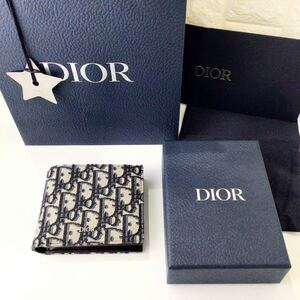 * Christian Dior purse Christian Dior folding in half coin case attaching wallet 2OBBC027YSE Jaguar do beautiful goods box attaching na19-4