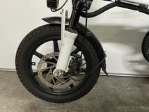 □●不動品 MOBI BIKE 48モビバイク モペット型 折り畳み電動自転車 48V ディスク式 ブレーキ MOBIMAX JP 白 ホワイト_画像6