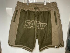 ♪●SAPEur サプール FLIGHT BASKET SHORTS フライト バスケット ショート パンツ XXLサイズ ハーフ パンツ 