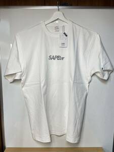 ♪●【タグ付き】SAPEur サプール Tシャツ XLサイズ HOUNDS TOOTH HEAD ハウンズ トゥース ヘッド A0023-295 ホワイト 白