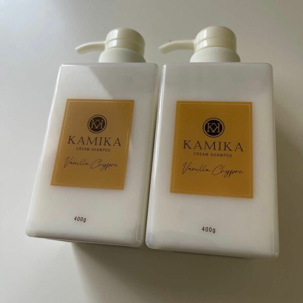 19 カミカ KAMIKA クリームシャンプー　バニラシプレの香り　未開封2個