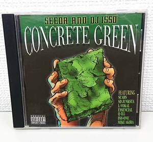 廃盤　CONCRETE GREEN 1 / SEEDA & DJ ISSO　MIX CD　コンクリートグリーン 1　/　NORIKIYO A-THUG SWANKY SWIPE