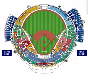 横浜DeNAベイスターズ vs 読売ジャイアンツ　 6月27日　横浜スタジアム　BAY SIDE 内野指定席S　1枚