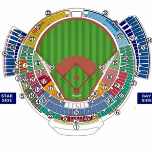 横浜DeNAベイスターズ vs オリックスバファローズ　 6月6日　横浜スタジアム　STAR SIDE 内野指定席B　ペア2枚