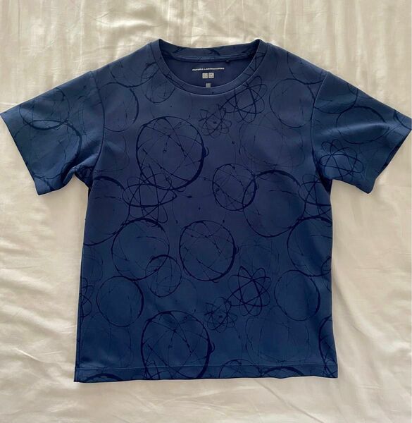 ユニクロ　トレーニング　Tシャツ　140 半袖　青　ブルー ネイビー