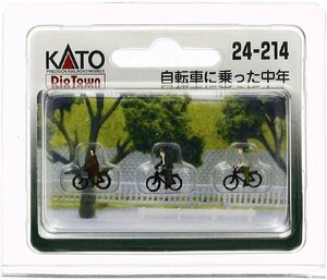 【送料無料】KATO(カトー) Nゲージ 自転車ニ乗ッタ中年 #24-214