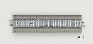 TOMIX 高架橋付PCレールHS140-PC(F)(4本セット) #1821