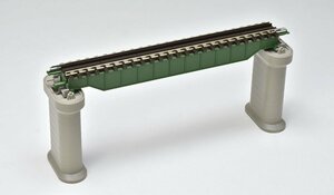 TOMIX 上路式ガーダー橋S140(F)(深緑)(PC橋脚・2本付) #3256