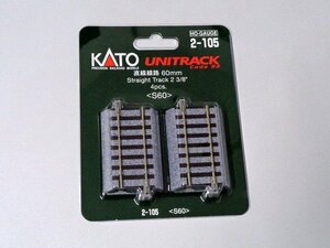 [ free shipping ]KATO( Kato ) (HO) direct line roadbed 60mm (4 pcs insertion ) #2-105