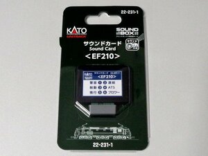 【送料無料】KATO(カトー) サウンドカードEF210 #22-231-1