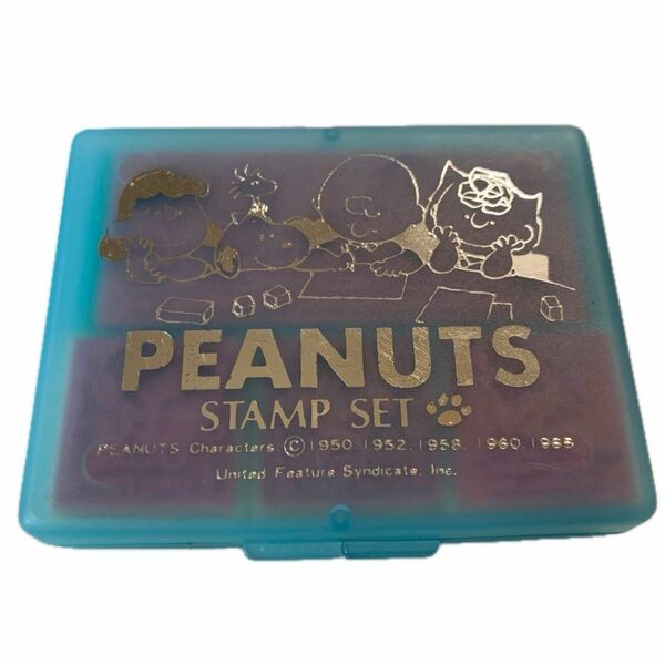 PEANUTS スタンプセット（アップルグリーンのインク付き）