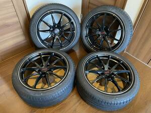 希少　ＲＡＹＳ ボルクレーシング Ｇ２５　ＣＢ　18インチ　8.5Ｊ＋44 PCD114.3 5穴　4本 WRX VAB