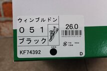 【新品】ウインブルドン 051 ブラック 26.0cm メンズ スニーカー（送料別）_画像6