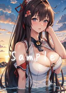 【高品質】大和 艦これ 艦娘 漫画 同人 コスプレ ポスター アート A4 アニメ イラスト No.150