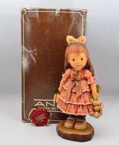 特別な日　アンリ　ANRI　サラケイ　木彫り人形　イタリア　18ｃｍ　箱付き