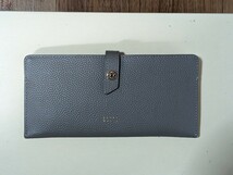 極美品　ペレボルサ 財布 長財布 薄型 スリム ウォレット PELLE BORSA フィーネグッズ 極薄財布 薄い財布 日本製 牛革 レディース_画像3