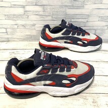 R6024bL PUMA プーマ Cell Venom セルベノム トリコ メンズ 27.5cm ネイビー×グレー×レッド スニーカー靴 シューズ 36935403 _画像5