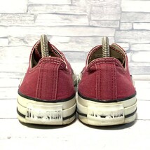 R6034bL CONVERSE コンバース ALL STAR オールスター OX メンズ 25cm ローカットスニーカー マルーン ボルドー 1C030 キャンバス 靴_画像3