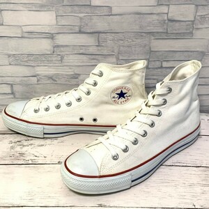 R6137bL CONVERSE コンバース ALL STAR HI キャンバス オールスター HI オプティカルホワイト ハイカットスニーカー メンズ 28cm M7650