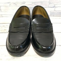 R6135bL 日本製 HARUTA ハルタ コインローファー 革靴 レザーシューズ メンズ 25EEE 25.5cm ブラック 黒 通勤 通学 学生靴 フォーマル 6550_画像2