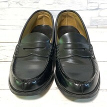 R6140bL 日本製 HARUTA ハルタ コインローファー 革靴 レザーシューズ レディース 25EE 25cm ブラック 通勤 通学 学生靴 フォーマル 4514_画像2