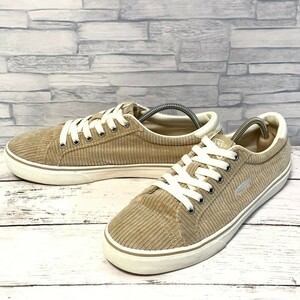 R6152bL VANS バンズ COURT ICON コートアイコン V311CF メンズ 26.5cm CORD BEIGE ベージュ コーデュロイ スケボー スケーター ヴァンズ