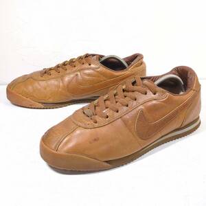 R7A NIKE CORTEZ Nike korutetsu спортивные туфли 28cm Brown обувь мужской б/у одежда US10 большой размер 