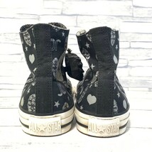 R6197bL 『ジョジョの奇妙な冒険』CONVERSE ALL STAR HI コンバース オールスターハイ 1CJ112 ハイカットスニーカー ブラック メンズ26.5cm_画像3